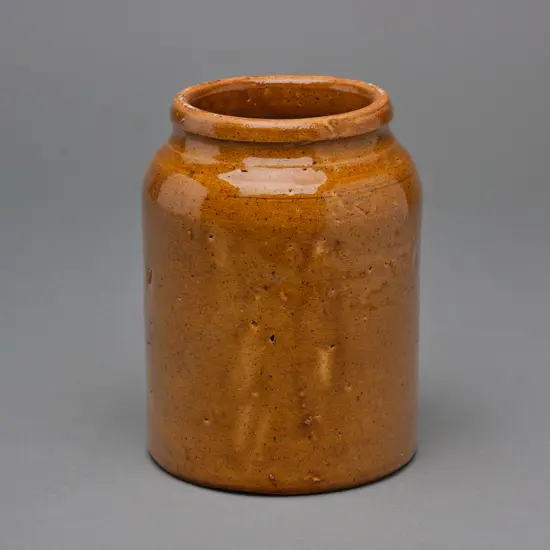 New Zealand stoneware jar,